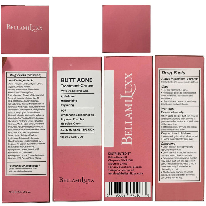 BellamiLuxx Butt Acne Clearing Lotion