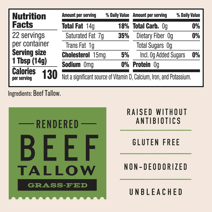 EPIC Beef Tallow, 11 oz