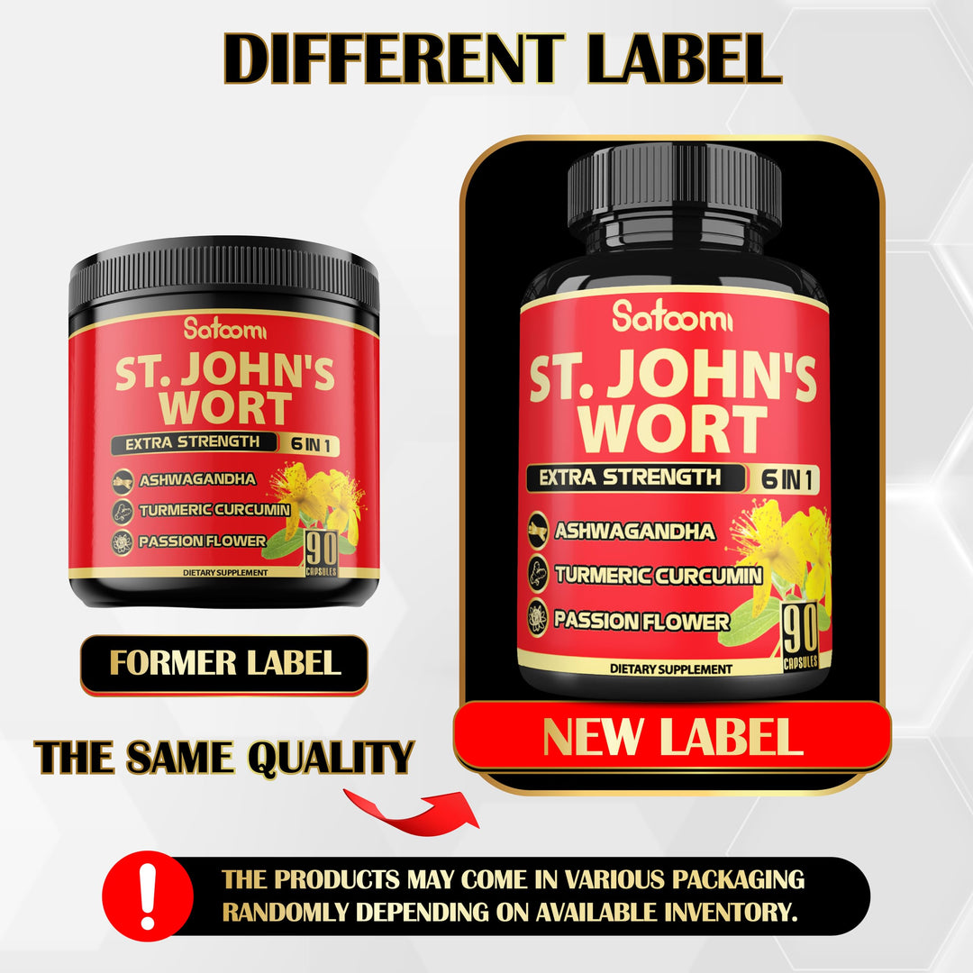 Satoomi St. John's Wort Capsules, 5050 mg, 90 Count