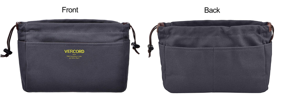 Vercord Handbag Organizer, Grey, S