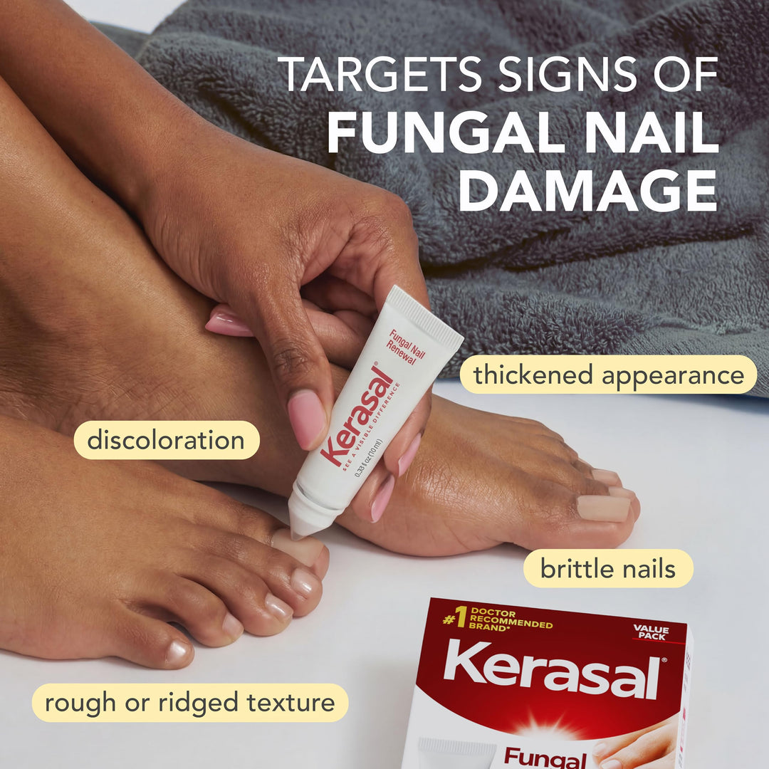Kerasal Nail Fungus Treatment, Extra Strength, 0.33 fl oz, Pack of 2