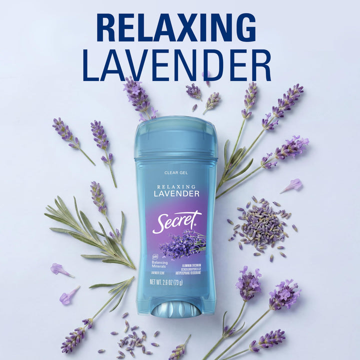 Secret Invisible Solid Antiperspirant Deodorant, Lavender, 2.7 oz