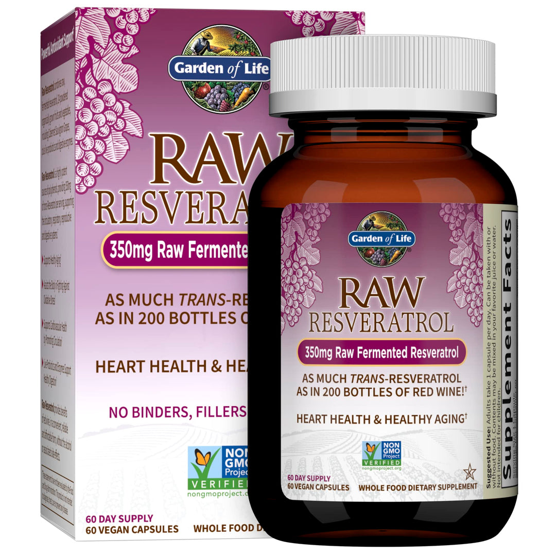 Garden of Life Heart Resveratrol, 60 Count