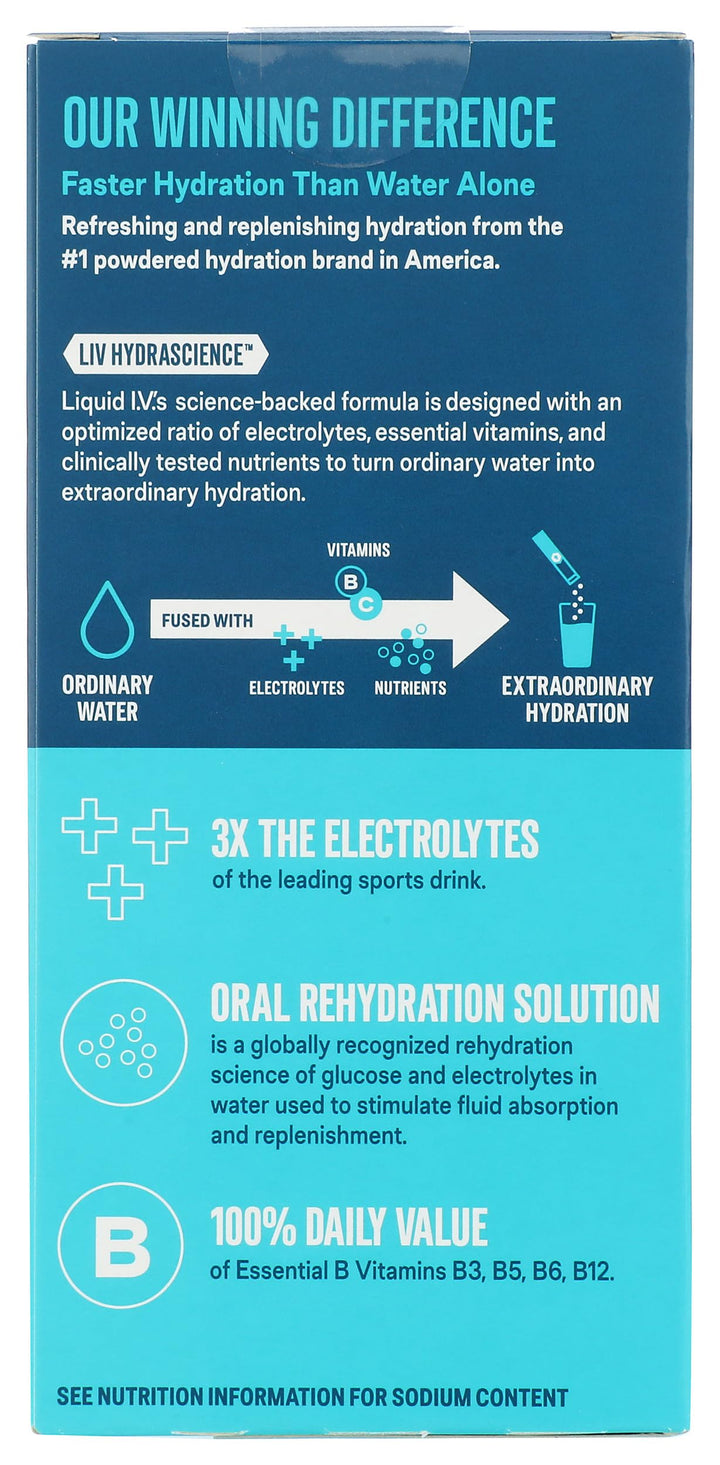 Liquid I.V. Hydration Multiplier Drink Mix, Tropical Punch, 5.64 oz