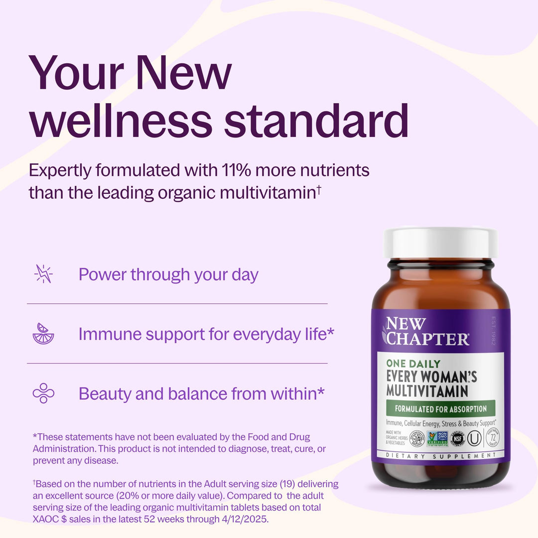 New Chapter Every Woman's One Daily Multivitamin, 72 Count