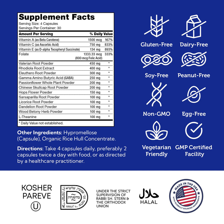 Zahler Pas Formula Vegetarian Capsules, 120 Count
