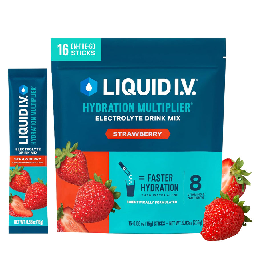 Liquid I.V. Hydration Multiplier, Strawberry, 16 Count