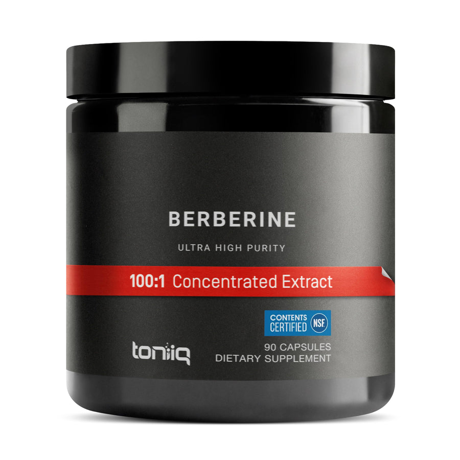Toniiq Berberine HCl 500 mg, 90 Count