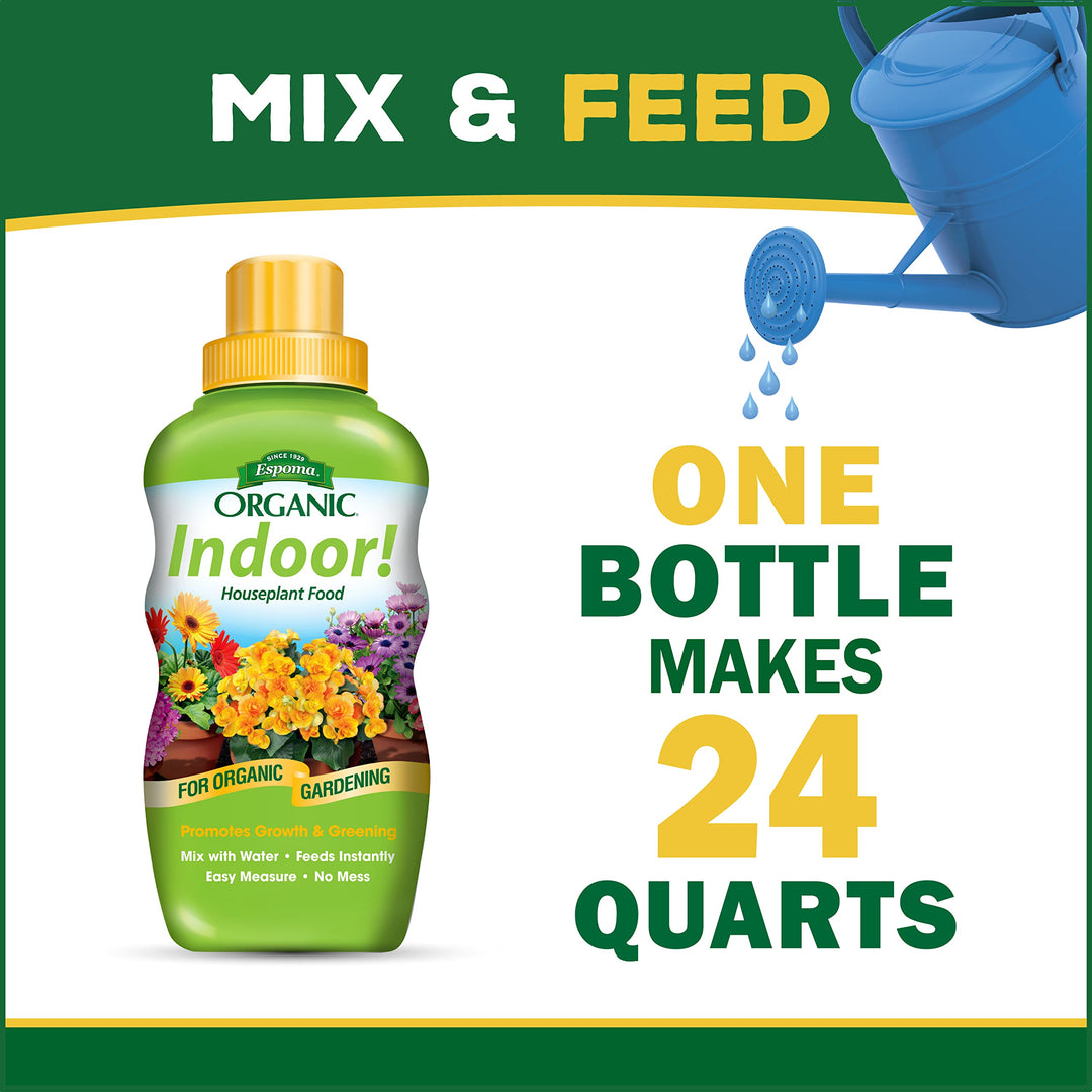 Espoma Indoor Plant Food, Concentrated, 8 oz