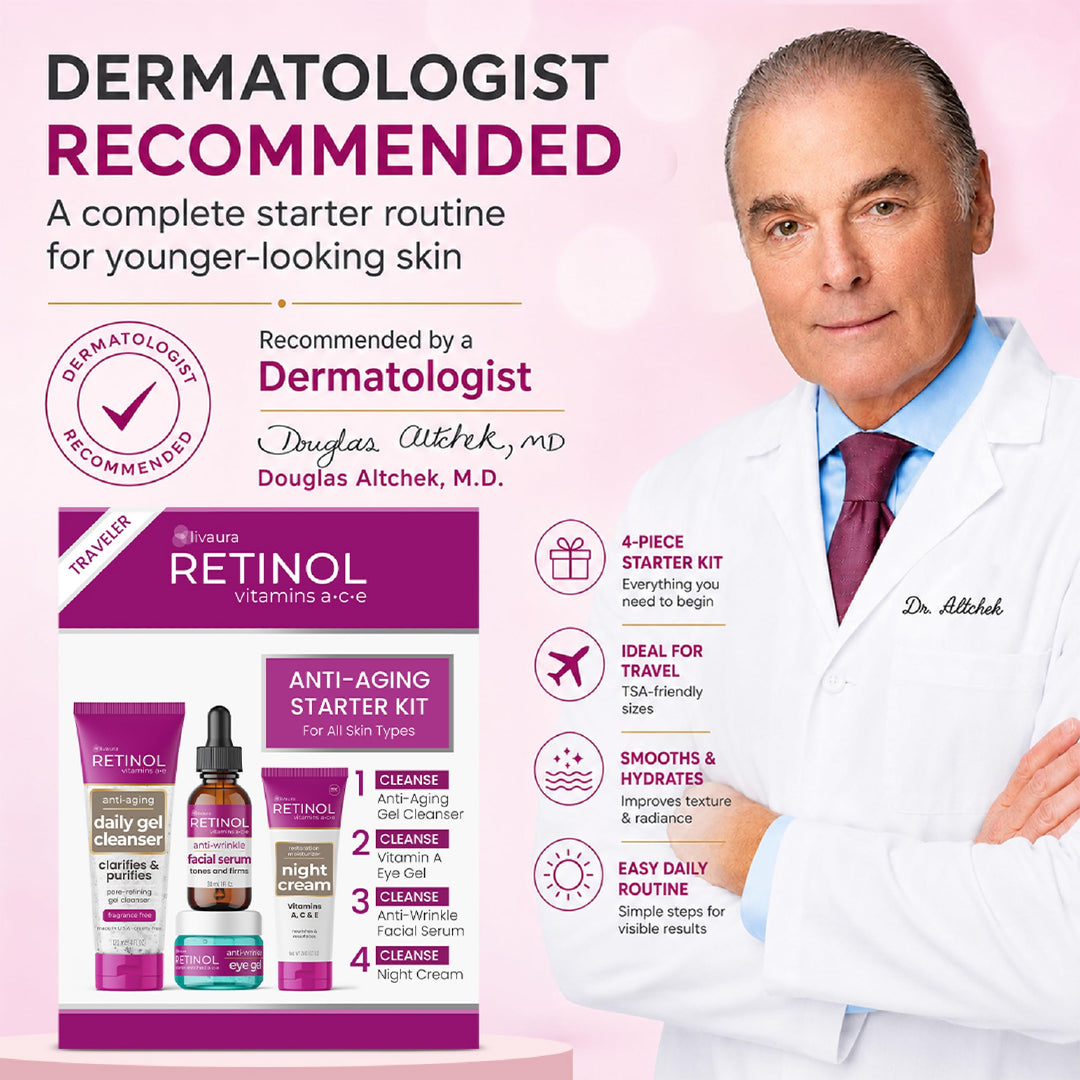 Retinol Anti-Aging Starter Kit, 4 Count