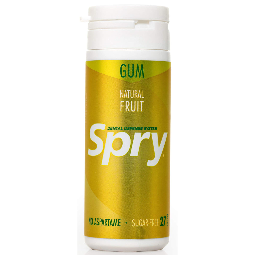 Xlear Spry Gum, Fruit, 30 Count