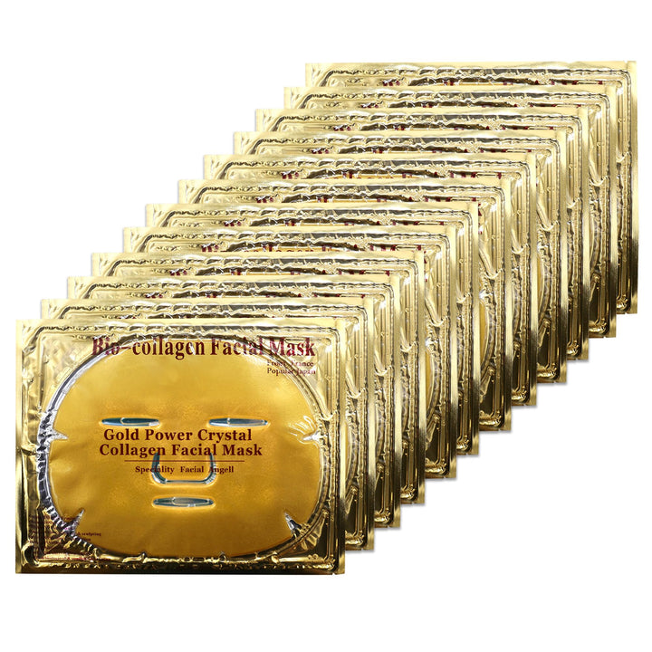 Ruzzut 24k Gold Facial Masks, 12 Count