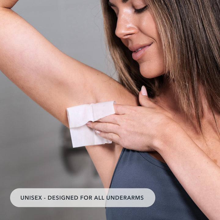 SWEATBLOCK Clinical Strength Antiperspirant Wipes, Unscented, 10 Count