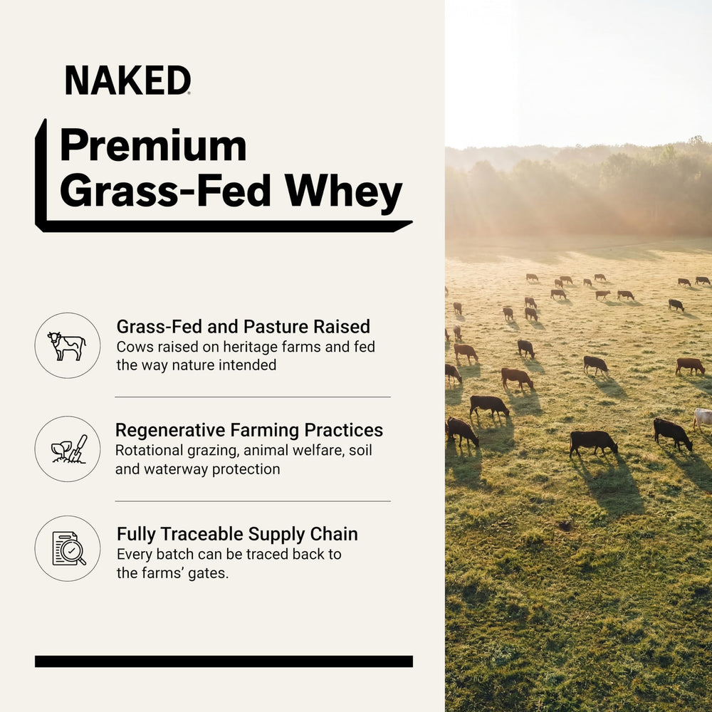 NAKED Whey Protein Powder, Chocolate, 5 lb
