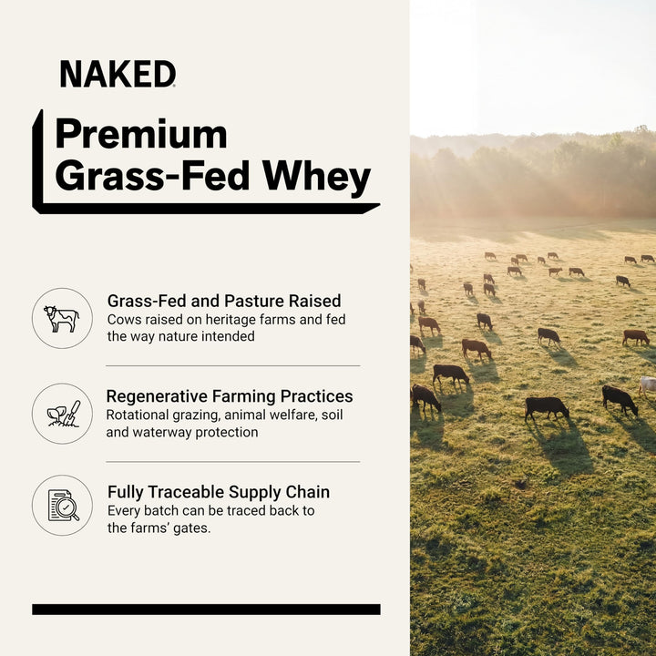 NAKED Whey Protein Powder, Chocolate, 5 lb