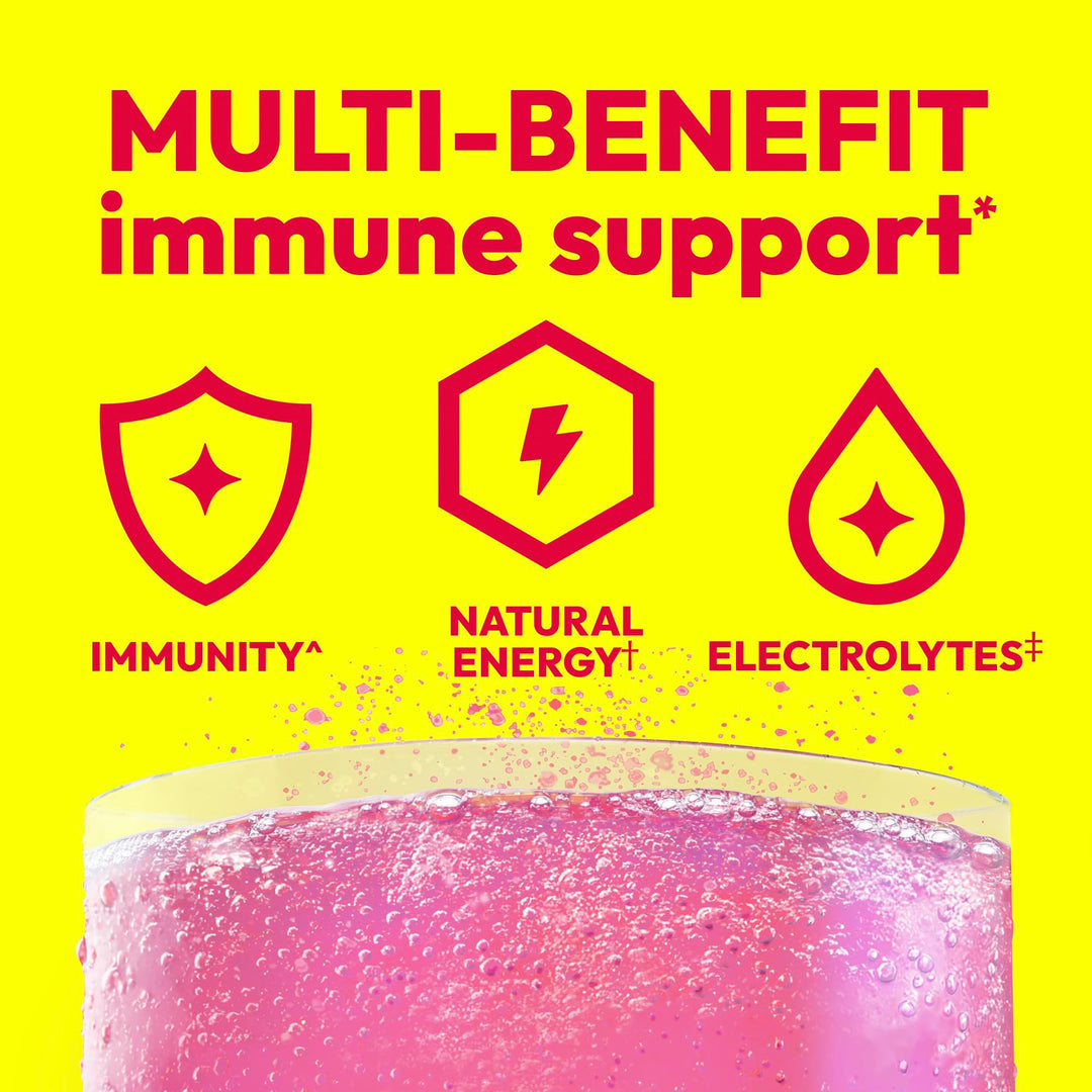 Emergen-C Raspberry, 30 Count, Pack of 2