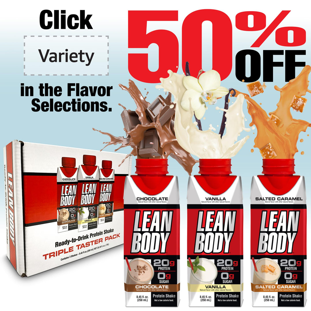 Labrada Lean Body Ready to Drink Protein Shake, Cookies and Cream, 17 fl oz, Pack of 12