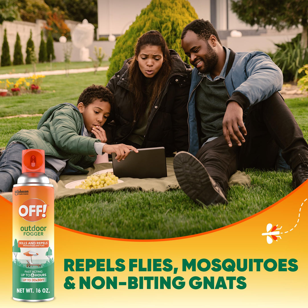 OFF! Outdoor Insect and Mosquito Repellent Fogger, 16 oz