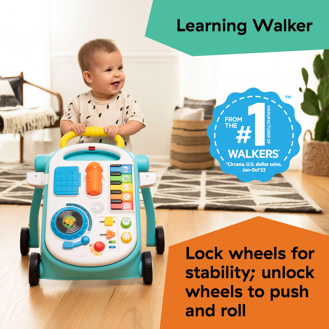 Baby Einstein Musical Mix N Roll 4 In 1 Push Walker, Activity Center, DJ Station