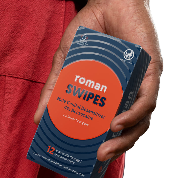 Ro Roman Swipes, 4% Benzocaine, 5 Count, Pack of 5