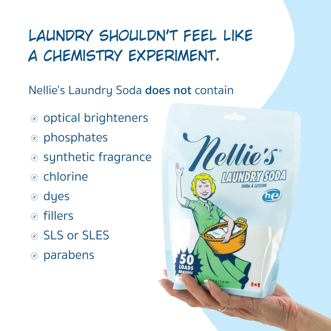 Nellie's Laundry Soda, Fragrance-Free, 50 Loads