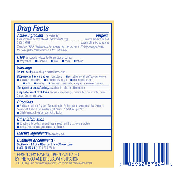 Boiron Oscillococcinum, 30 Count