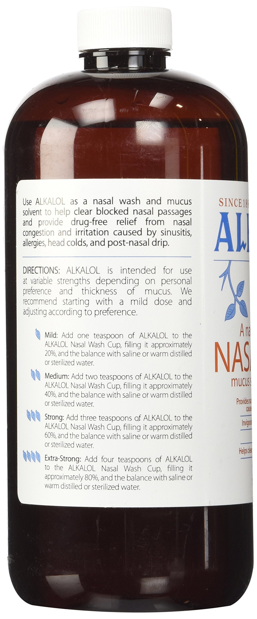 Alkalol Mucus Solvent and Cleaner, 16 fl oz
