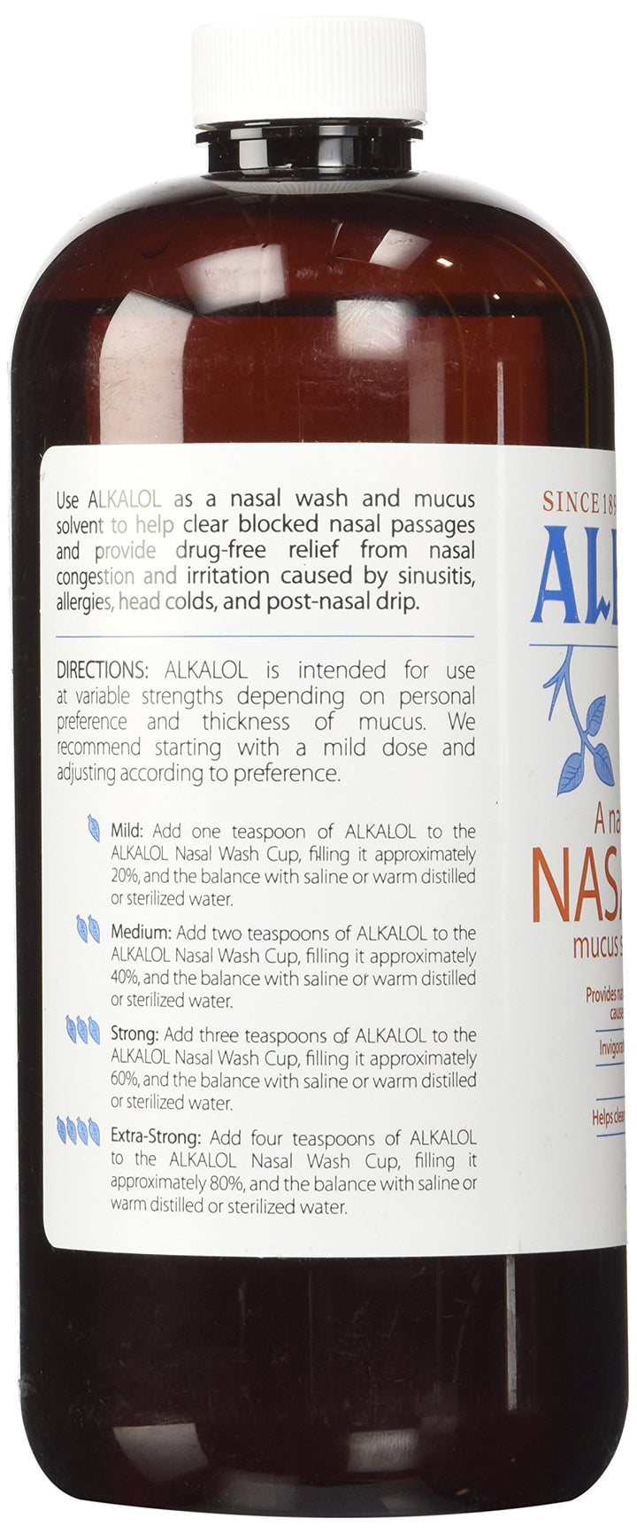 Alkalol Mucus Solvent and Cleaner, 16 fl oz