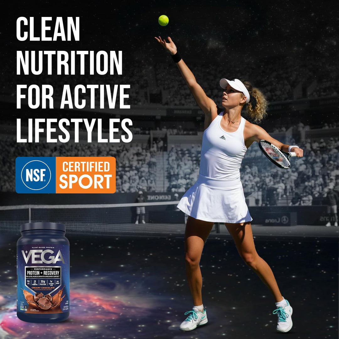 Vega Protein Plus Recovery, Chocolate, 28.8 oz