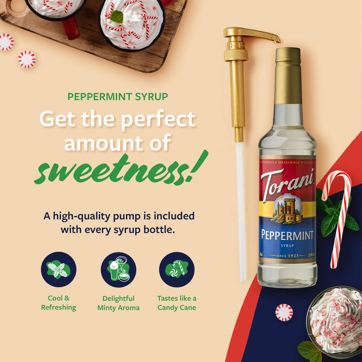 Torani Peppermint Syrup, 25.4 oz