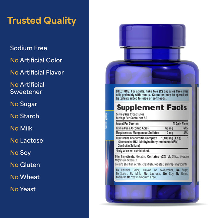 Puritan's Pride Glucosamine Chondroitin Complex, 120 Count