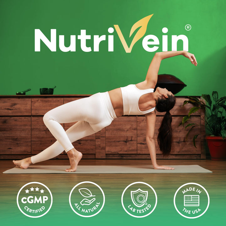 Nutrivein Organic Ashwagandha Capsules, 1200 mg, 120 Count