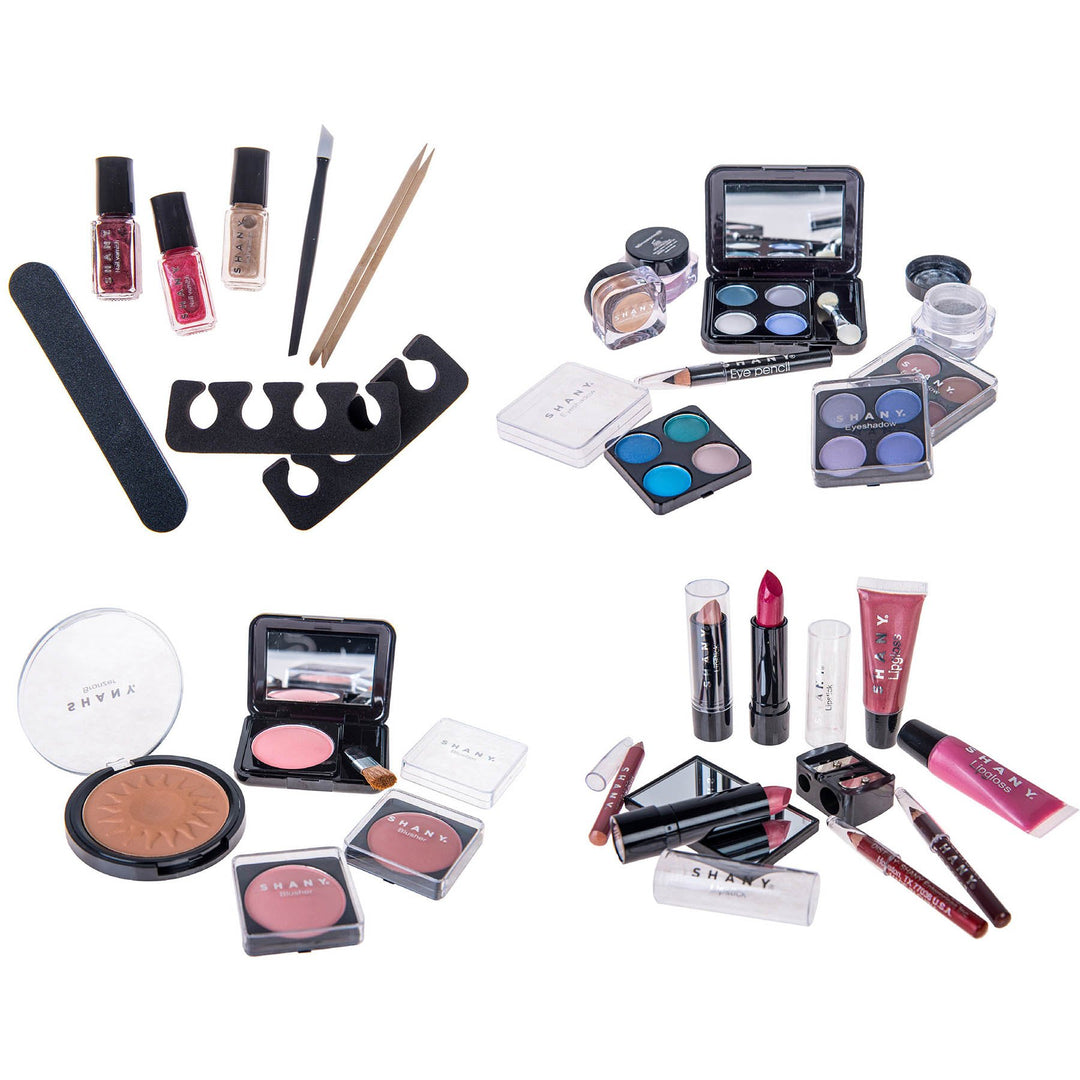 SHANY Carry All Trunk Makeup Set, Multicolor, 1 Count