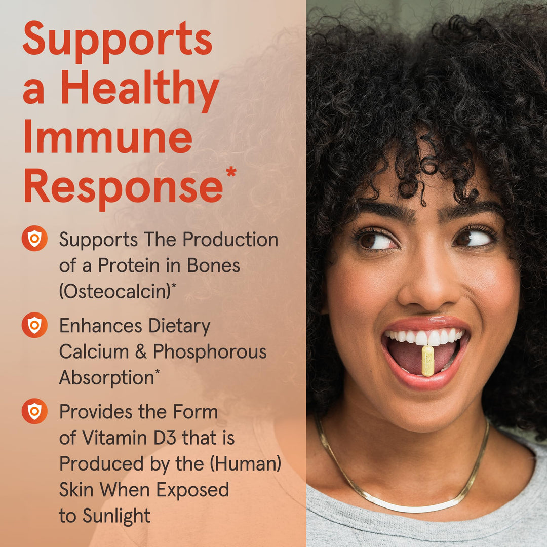 Jarrow Formulas Vitamin D3, 125 mcg (5,000 IU), 100 Count