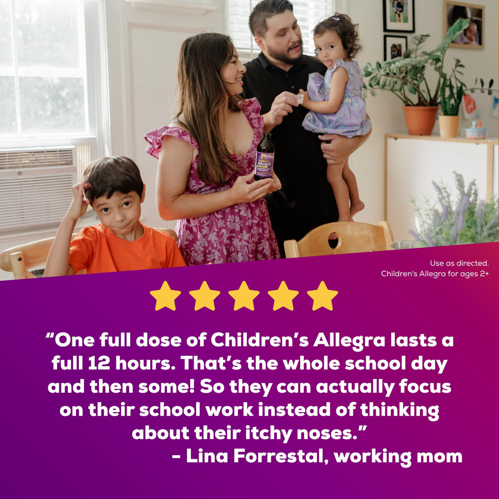 Allegra Children's Non-Drowsy Antihistamine Liquid, 30 mg, 4 fl oz