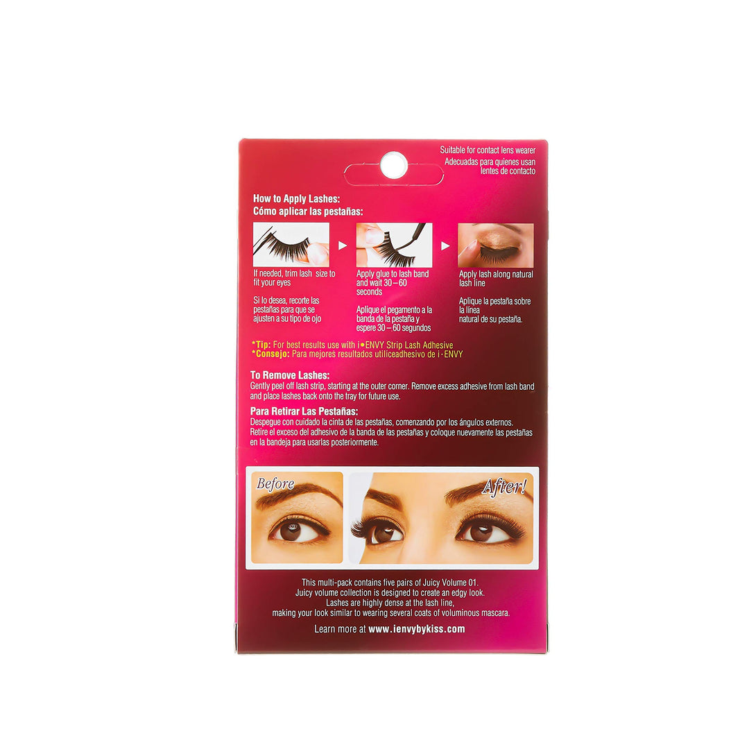 KISS i Envy Eye Lash Value Pack, KPEM12