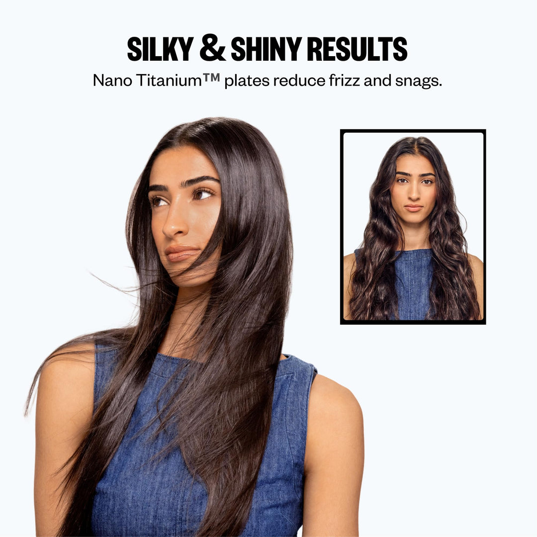 BaBylissPRO Nano Titanium Flat Iron, 1 in