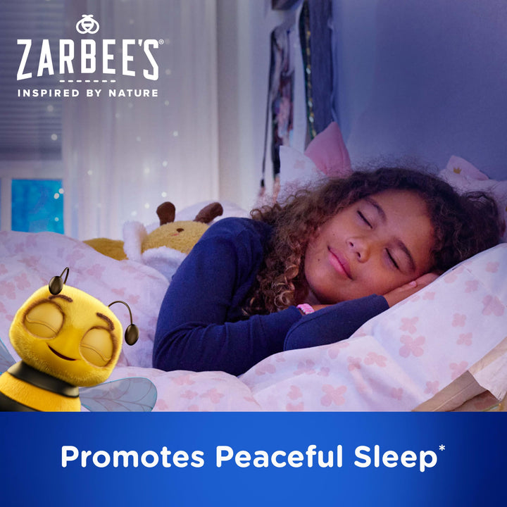 Zarbee's Naturals Children's Sleep with Melatonin Supplement, Grape, 30 Count