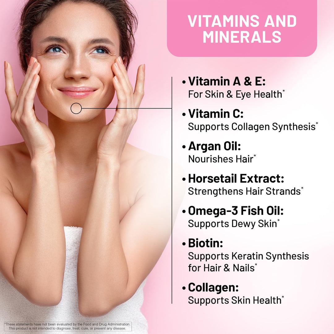 NatureWise Hair Skin and Nails Vitamin, Biotin 5000mcg, 150 Count