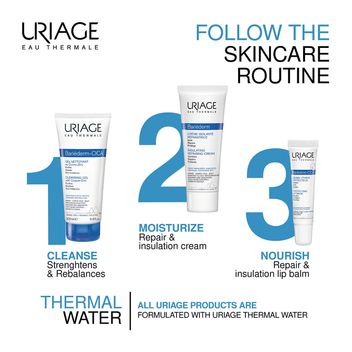 Uriage Bariederm Cleansing Cica Gel, 200 ml
