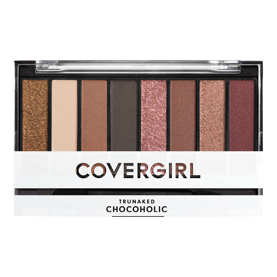 CoverGirl Trunaked Scented Eye Shadow Palette, Chocoholic 845, 0.22 oz