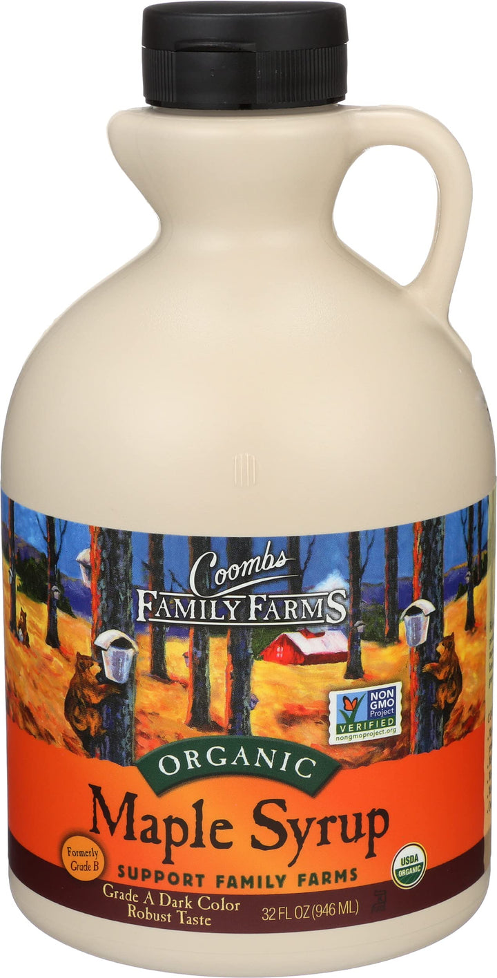 Coombs Family Farms Organic Maple Syrup, Grade A Dark, 32 fl oz