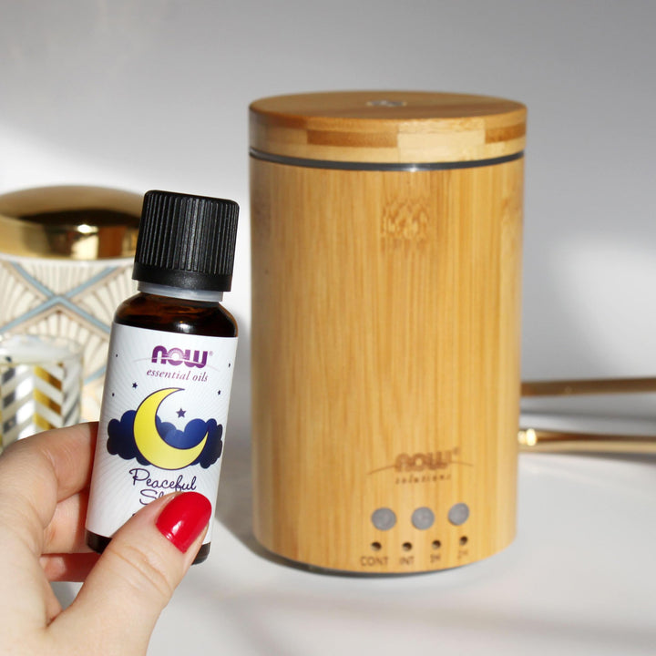 NOW Essential Oils Peaceful Sleep Oil Blend, 1 fl oz