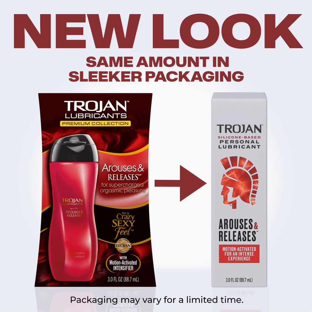 Trojan Lubes Arouses & Releases Personal Lubricant, 3 oz