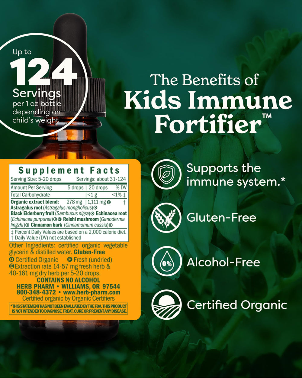 Herb Pharm Kids Immune Fortifier