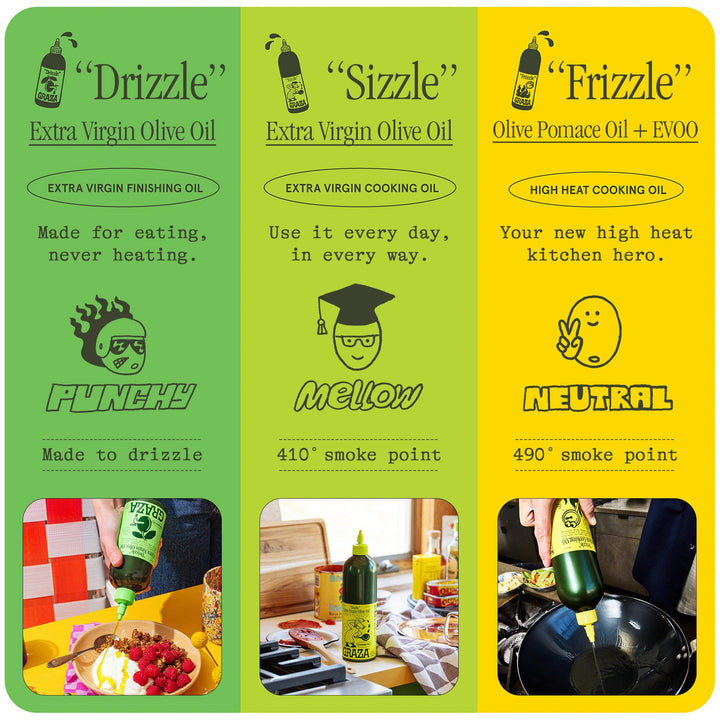 Graza Sizzle Extra Virgin Olive Oil, 25.3 fl oz