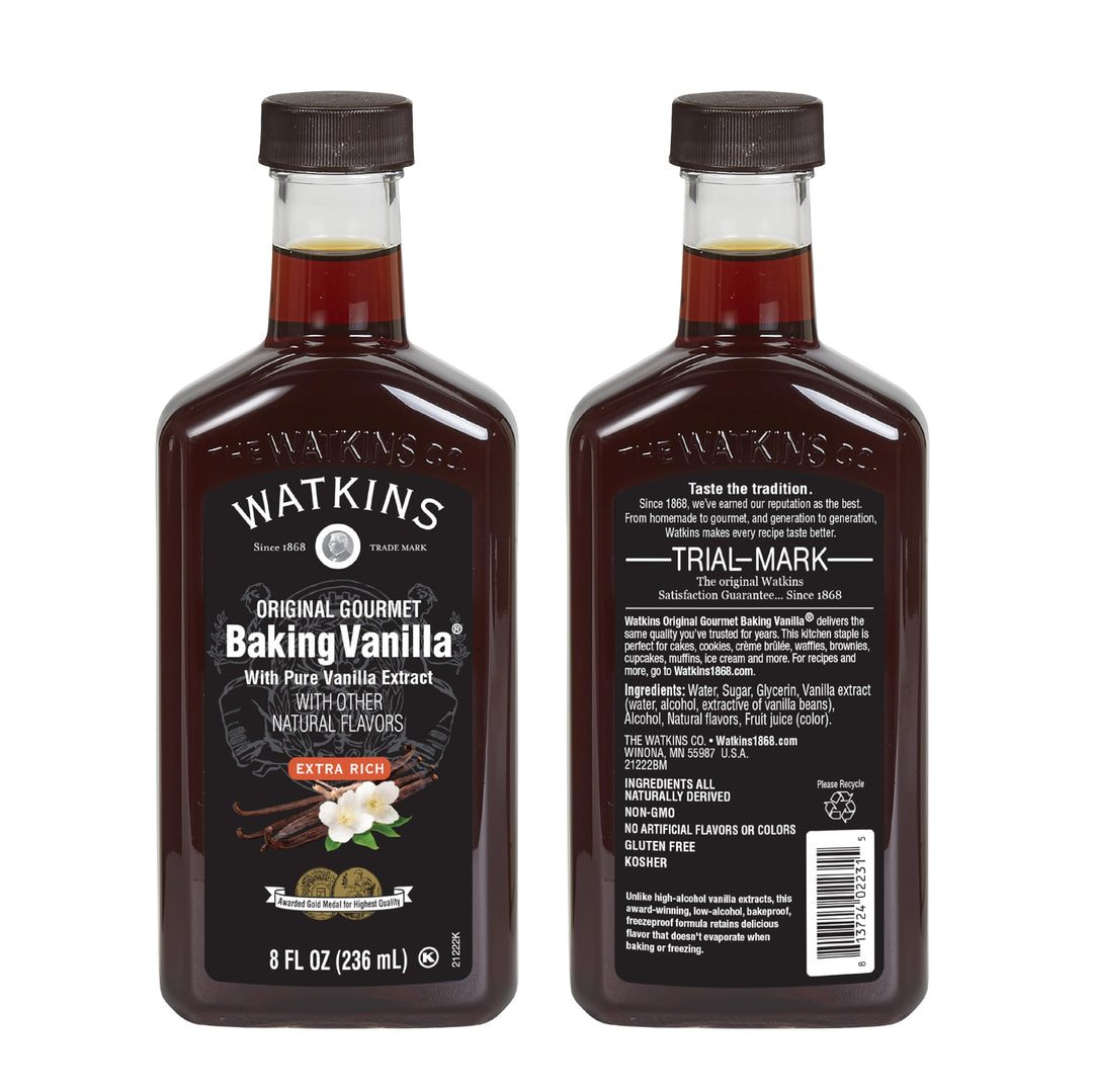 Watkins Original Gourmet Baking Vanilla, 8 fl oz