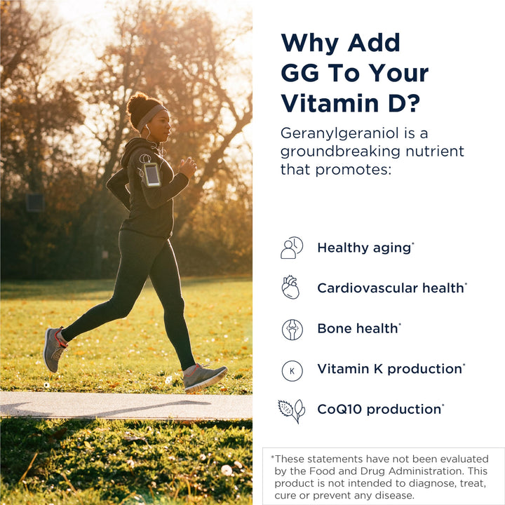 Vitamin D Supreme Vitamin D3 K2 Supplement, 5000 IU, 180 Count