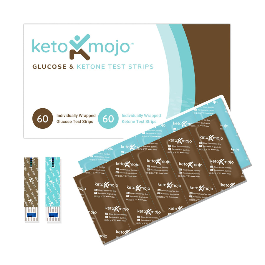 Keto-Mojo Test Strip Combo Pack, 120 Count