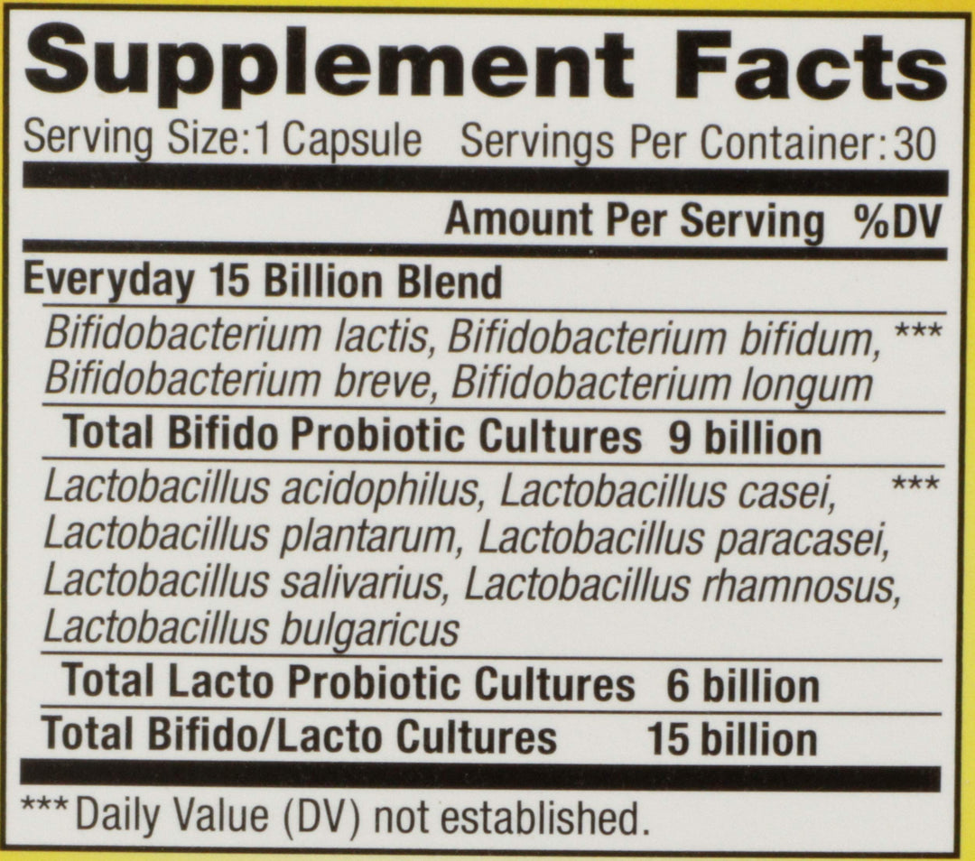 Renew Life Adult Probiotic Ultimate Flora Everyday, 15 Billion, 30 Count